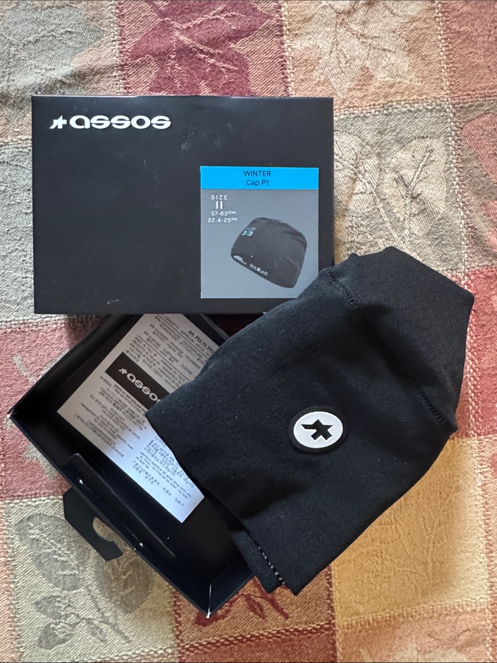 Assos Black Winter Cap Beanie